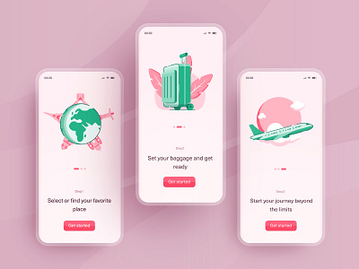 travel app onboarding app icon design icon illustration illustration mobile app mobile ui onboarding onboarding screen onboarding ui travel travel app ui