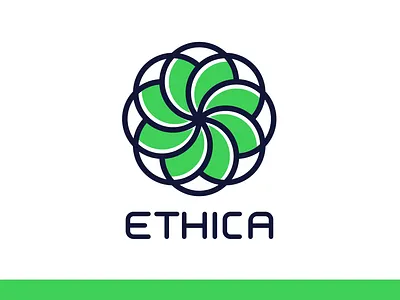 Ethica – Research Booster / Concept brand branding green icon leaf logo logodesign vector