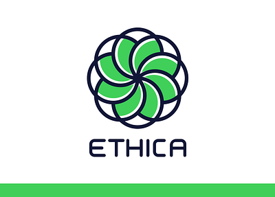 Ethica – Research Booster / Concept brand branding green icon leaf logo logodesign vector