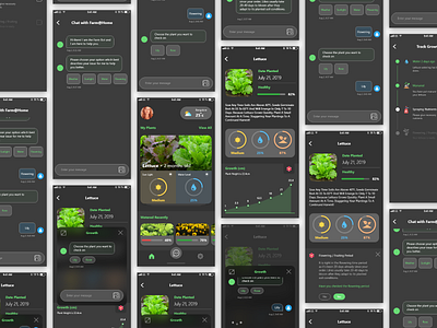 Smart Plant App android bot dashboard ui illustrations smarthome ui ux