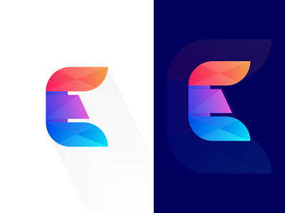 E Letter Logo 2d 3d abstract logo brand identity branding agency colorful logo e letter logo e logo icon design lettermark logo logo and branding logo collection logo design logo designer logo folio modern modern logo monogram logo symbol icon