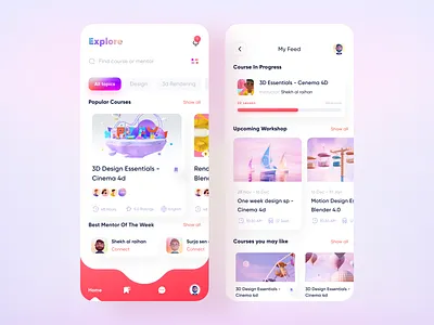 Educational app class courses design system dribbble best shot e learning edtech education education app event app learning app learning platform minimal mobile app online school reading school students study user experience (ux) userinterface
