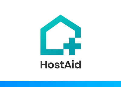 HostAid Logo aid branding host illustration logo logo design ui