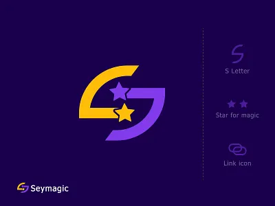 S letter | Star logo | Magic logo | S logo | Modern logo app logo best logo designer in dribbble bradning brand identity brand mark creative logo flat logo icon letter logo link logo mark magic magic logo minimalist logo modern professional logo s letter s logo star unique logo