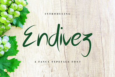 Endivez - Typeface Font beauty font branding business classy font custom lettering decorative display fancy fancy font lettering logotype product logo typeface