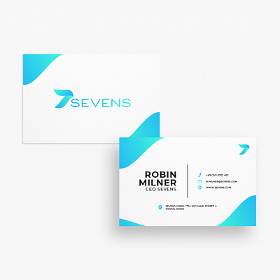 Business Card Sevens business business card business card design business cards businesscard card card design creative creativity design designer graphic design modern typography