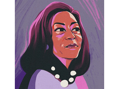 Kamala Harris editorial illustration kamala harris portrait portrait illustration woman