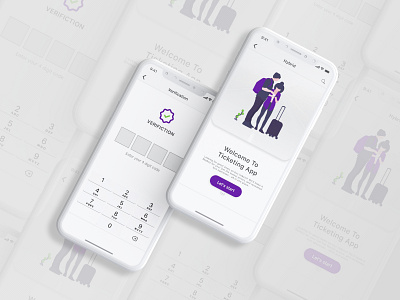 Welcome and OTP Screen fiverr ico mdmehadihasan mobile app mobile app design modern otp ui ui ux ui design uidesign uiux user interface user interface design userinterface verification webdesign welcome page welcome screen