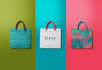 Body Blossom Cosmetics cosmetics branding natural natural cosmetics natural logo nature branding organic skincare branding skincare logo tote bag
