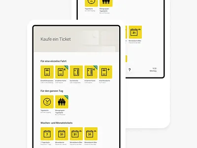 Ticket Vending Machine app berlin design kiosk public transport service design ui ux vending machine