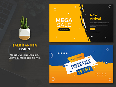 Sale Banner Design banner banner ads banner design black friday branding chrismas facebook banner fashion food graphic design illustration instagram post mega mega sale sale social media banner super sale web web banner winter