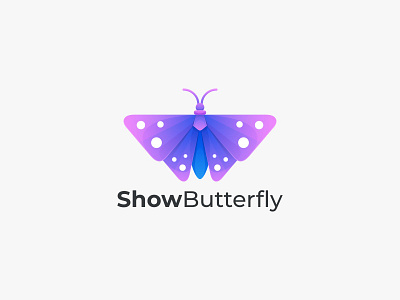 Show Butterfly app branding design icon illustration logo typography ui ux vector