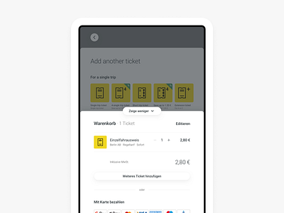 Ticket Vending Machine app berlin design kiosk public transport service design ui ux vending machine