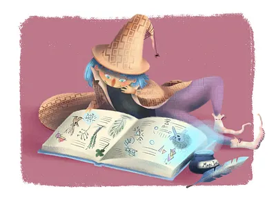 Dark Magic Student digital digital artist digital illustration digital paint digitalart digitalartwork illustration magic magician