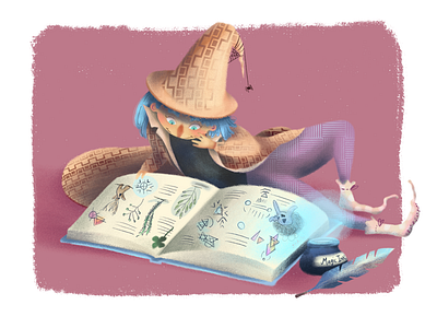 Dark Magic Student digital digital artist digital illustration digital paint digitalart digitalartwork illustration magic magician