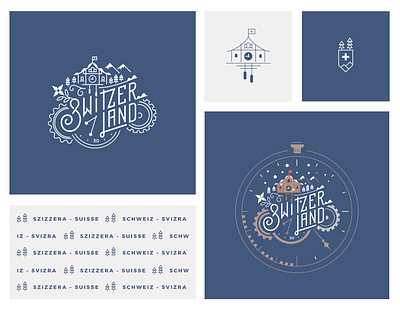 Switzerland branding country design logo switzerland vector
