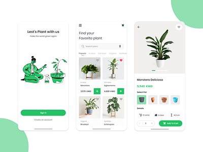 Zaynah App(Plants Store) app cart design ecommerce ecommerce app ecommerce design graphic plant plants product design store ui ui ux ui design uidesign uiux ux uxdesign xd xd design