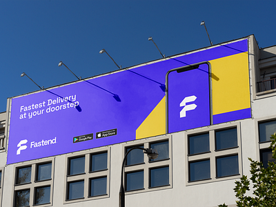 Fastend - Logo & Brand Identity brand identity branding delivery dhl f letter fedex geometric home delivery lettermark location logistics logo design logomark logos logotype minimalist parcel product delivery timeless transfer