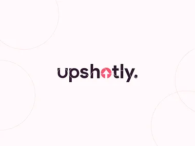 Upshotly - Logo branding icon identity logo logodesign logomark typography