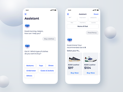 Trunkee App // Fashion Assistant assistant chatbot mobile design mobile ui trunkee ui ui design ux ux design