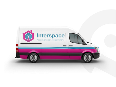 Interspace branding design logo vector