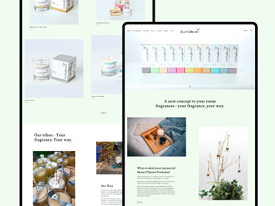 Bustle and Bertie Ecommerce brand branding candles design ecommerce ecommerce design ecommerce shop ecommerce website graphic design minimal shop shopify web website website design