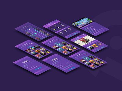 Twitch app design ui ux