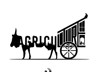 Typography of Agriculture agricultural agriculture agriculture business consulting agriculture logo farm farmers farmers market farming illustration minimal minimalism minimalist minimalistic typography