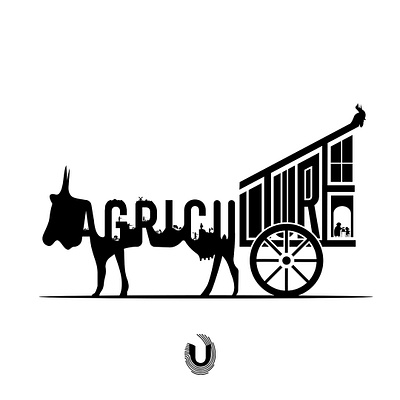 Typography of Agriculture agricultural agriculture agriculture business consulting agriculture logo farm farmers farmers market farming illustration minimal minimalism minimalist minimalistic typography