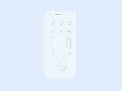 Daily UI Challenge 02 - Virtual Remote app mobile remote remote ui ui design uiux ux design