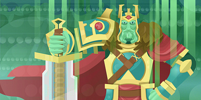 Ostarion, the Wraith King dota dota2 flat graphic art illustration vector vector illustration