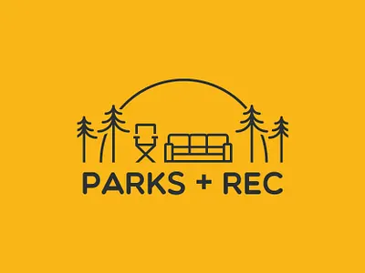 Parks and Rec badge badge design badge logo brand identity graphic design identity identity design illustration joe budden podcast logo logo design nature park podcast