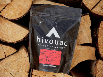 Bivouac - logo design (in use) adventure bivouac brand identity branding coffee coffee design coffee logo coffee logo design identity logo designer logo mark logo marks logodesign mountain mountain logo photography