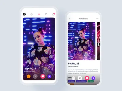 Dating UI App app dating datingapp form mobile template theme tinder ui ui design ui kit uidesign