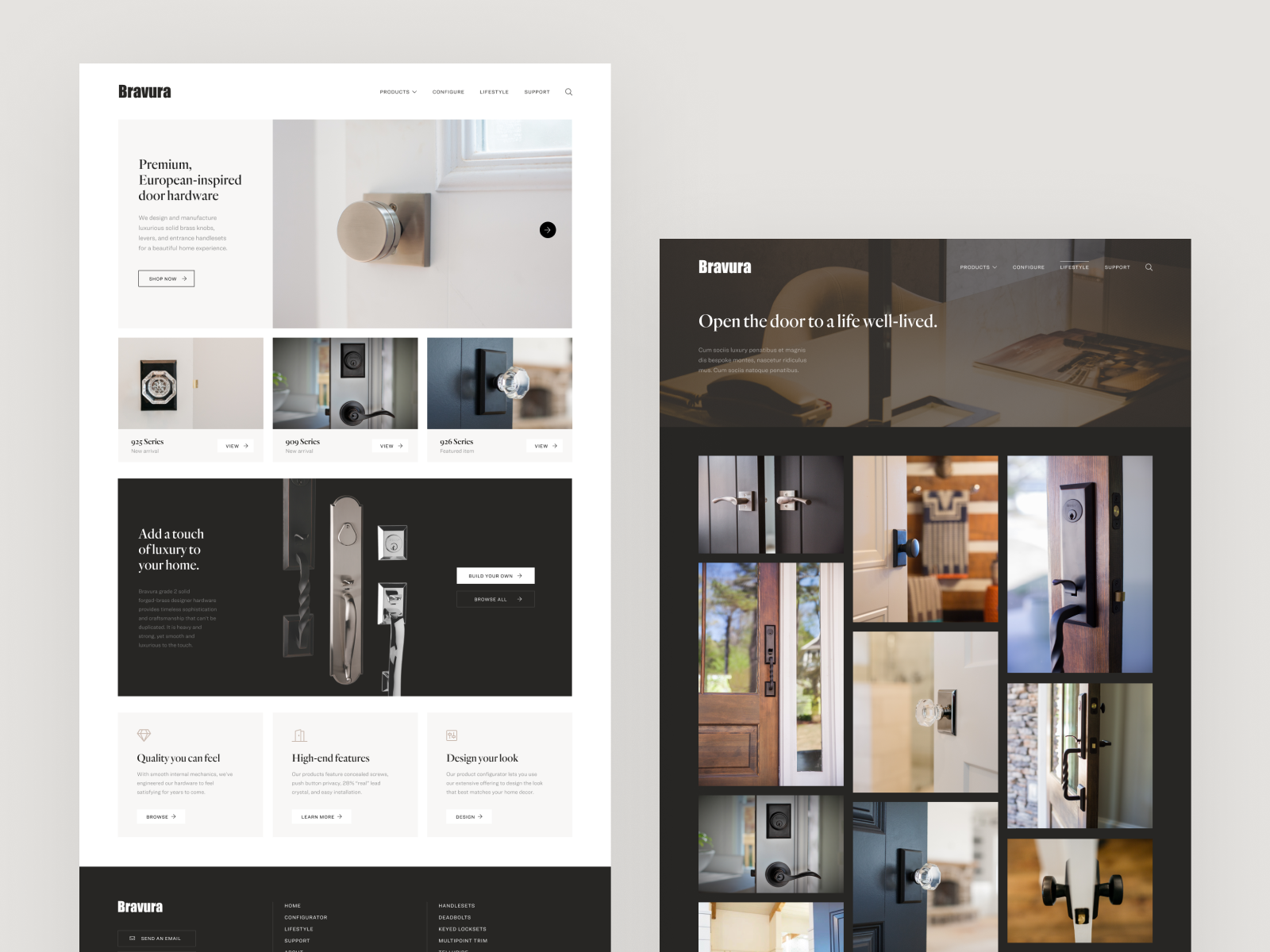 Example of Bravura Web Design
