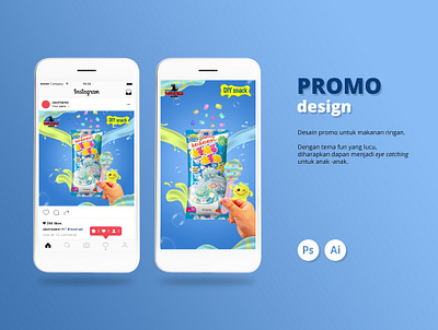 Candy Promotion Design for IG Feed & Story advertisingdesign candy feeding poster promo story