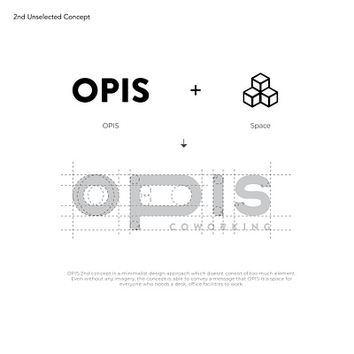 Opis Co-working Space Unselected Album art direction brand brand design brand identity branding design graphicdesign identity design logo logodesign visual identity