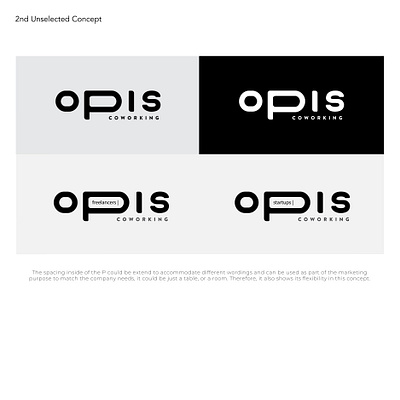 Opis Co-working Space Unselected Album art direction brand brand design brand identity branding design graphic design identity design logo logodesign visual identity