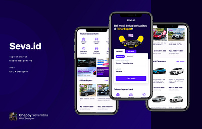 Seva.id Mobile Responsive automotive car app ui ui design uidesign uiux ux