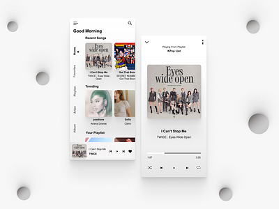 Music Player Page (Mobile App) design figma mobile app music app music player theme ui ui design user interface