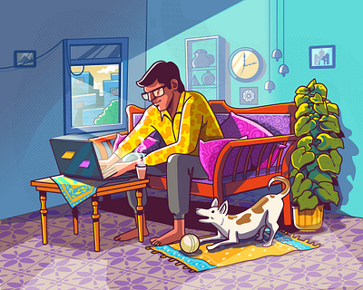 1 bluecity boomblastdesign lifewithpets petsetting satishgangaiah wfh workfromhome