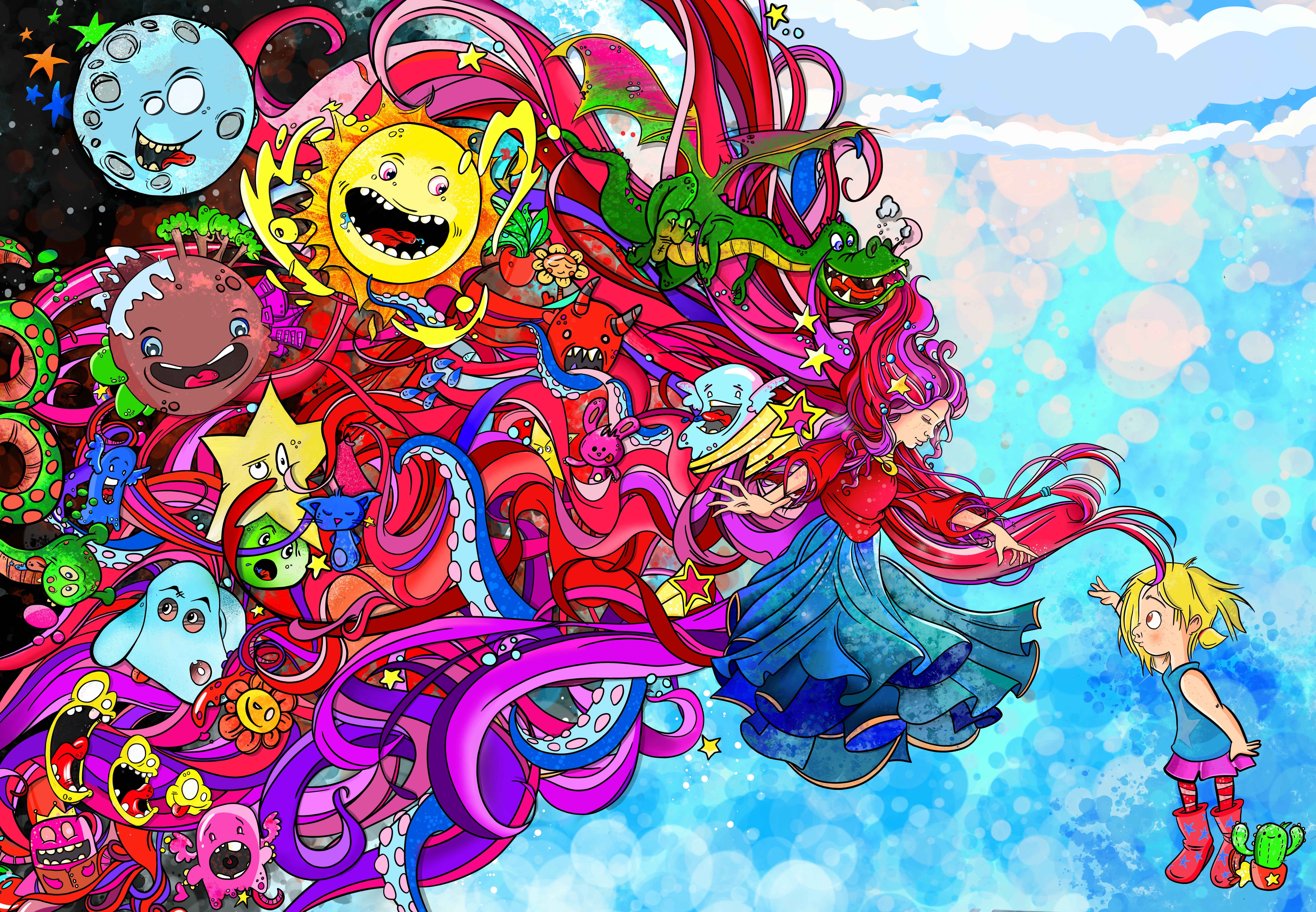 Example of Childrens Book Illustrator No Ai