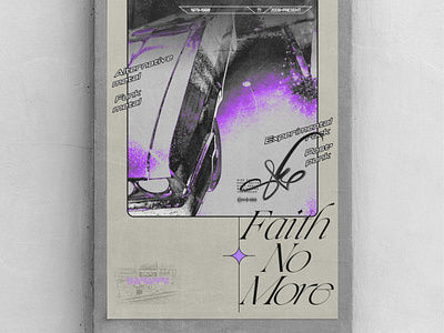 Faith No More poster typography