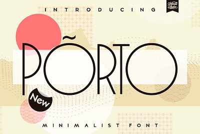 PÕRTO - Modern Sans Serif Font branding design font font design fonts icon illustration lettering logo script font typography