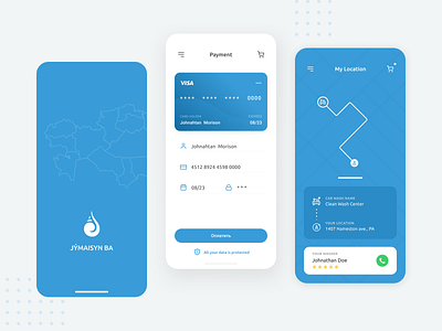 Jýmaisyń ba application app app design application application design car wash design mobile mobile app mobile app design mobile design ui design