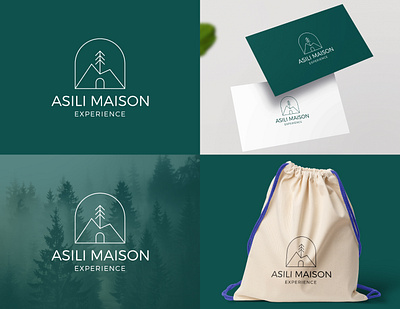 Asili Maison Minimalist Logo Design branding graphic design logo minimal minimal logo minimalist logo minimalsit monogram logo text logo wordmark logo