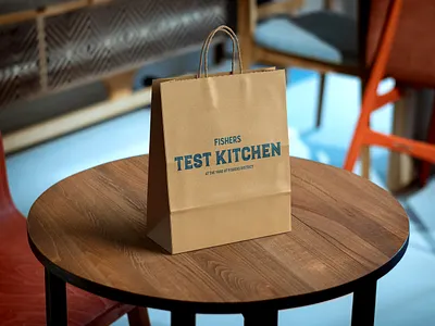 Fishers Test Kitchen branding design graphic design logo