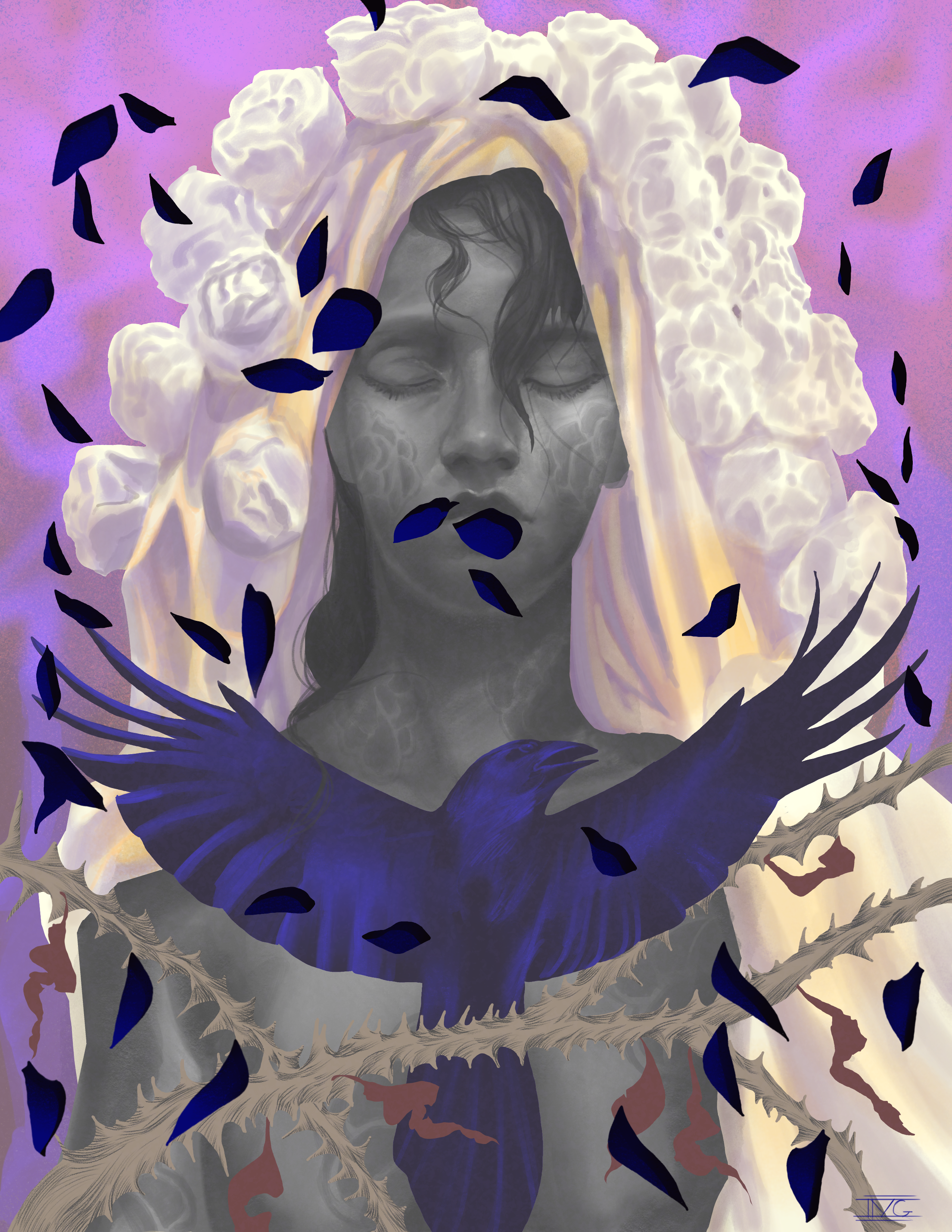 Example of Dark Fantasy Illustration 🦇