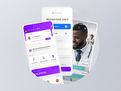 Telehealth App app health mobile product telehealth ui ux