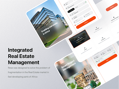 Real Estate Platform onboarding product real estate ui ux